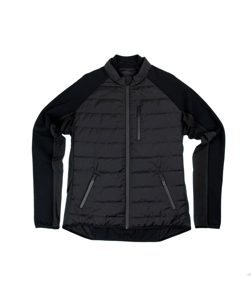 Le Bent Mens Pramecou Wool Insulated Hybrid Jacket