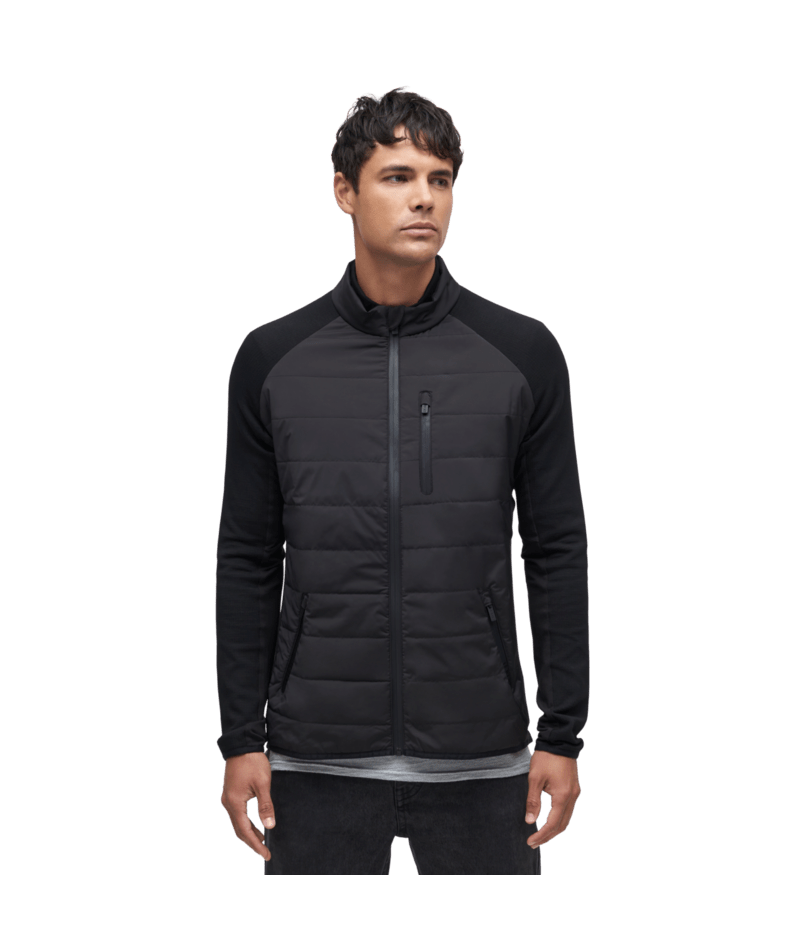Le Bent Mens Pramecou Wool Insulated Hybrid Jacket