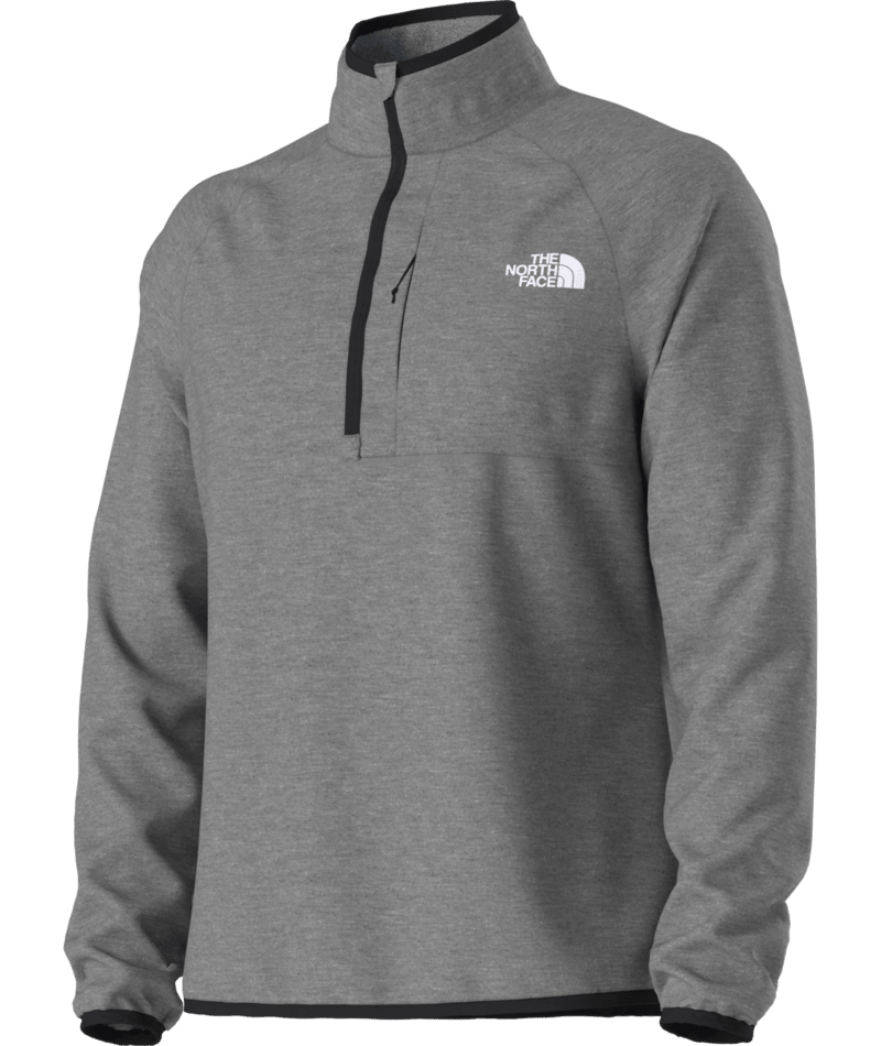 North Face Mens Canyonlands ½ Zip TNF Medium Grey Heather