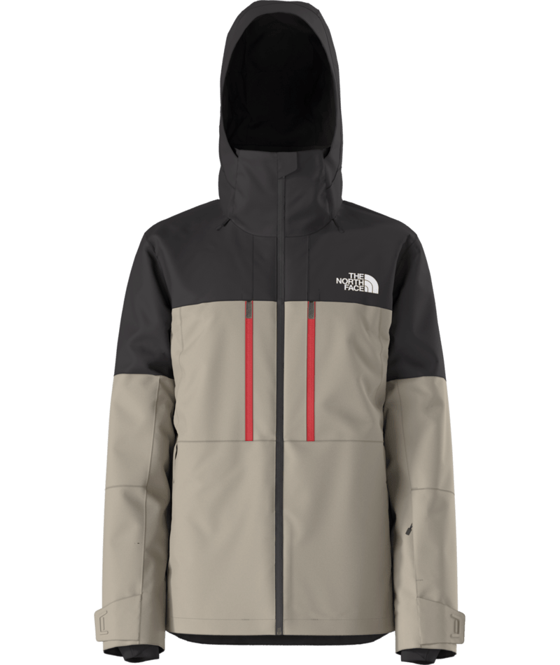 North Face Mens Chakal Jacket Clay Grey/TNF Black