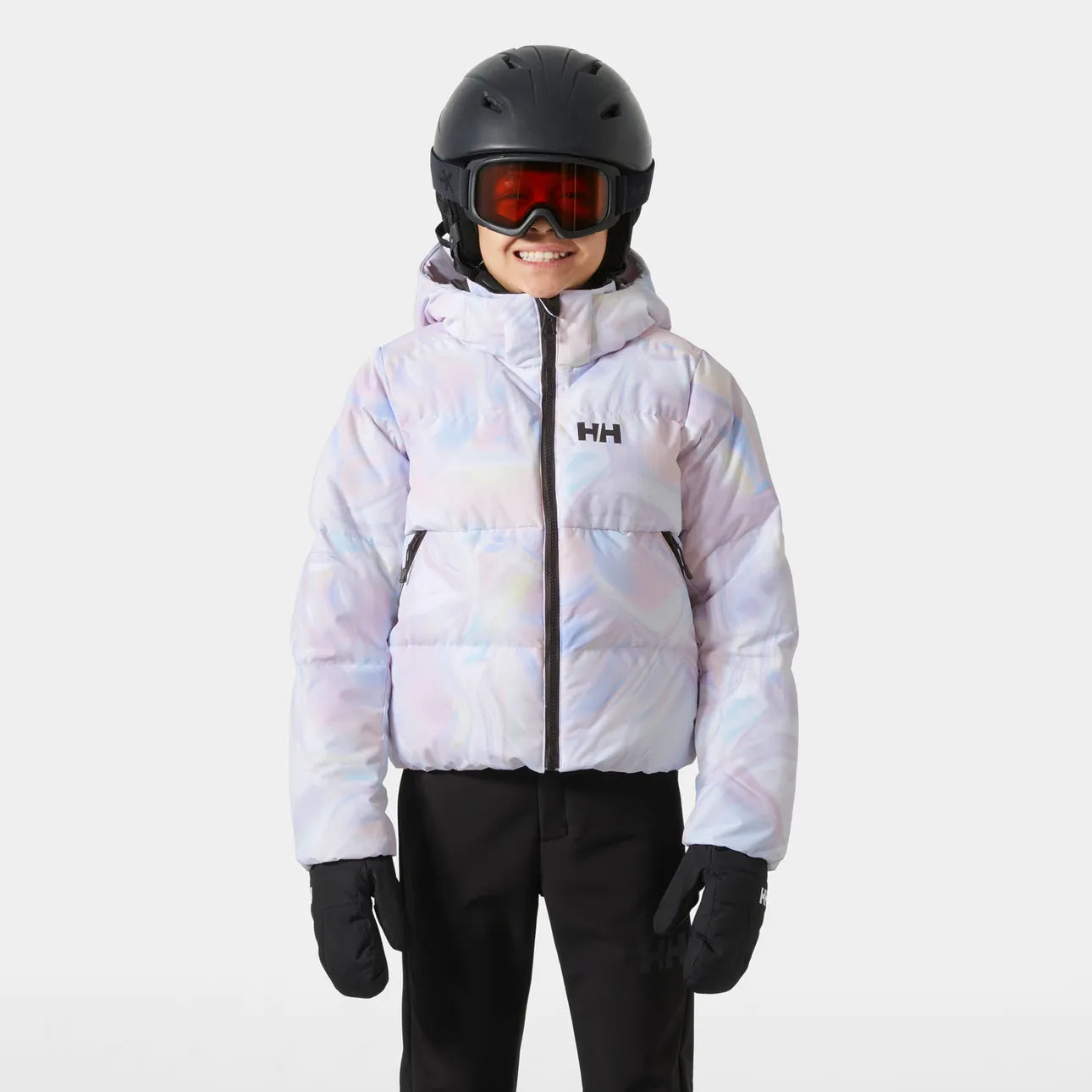 Helly Hansen Junior Girl Nora  Puffy Jacket Reflections Aop
