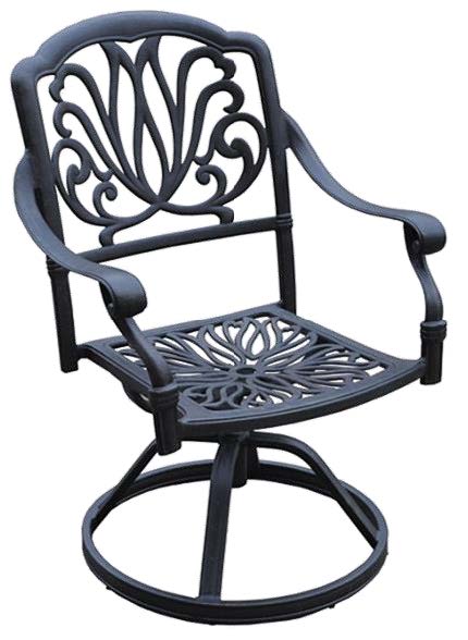 Life Outside Amalfi Dining Chairs Bronze / Swivel Rocker
