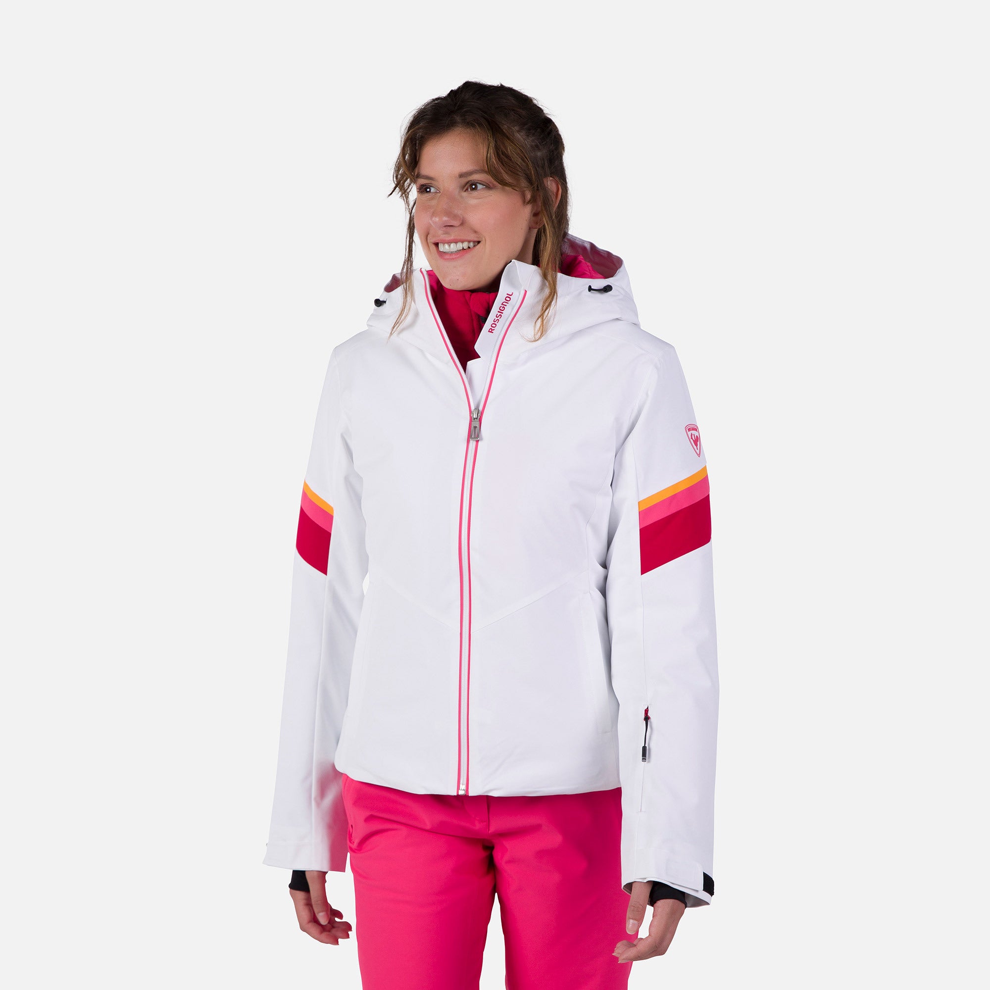 Rossignol W Strawpile Jacket White
