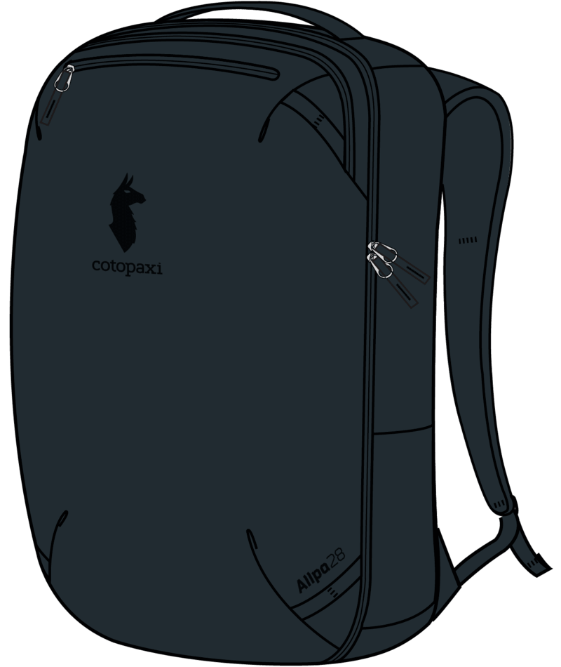 Cotopaxi Allpa 42L Travel Pack Cotopaxi Black