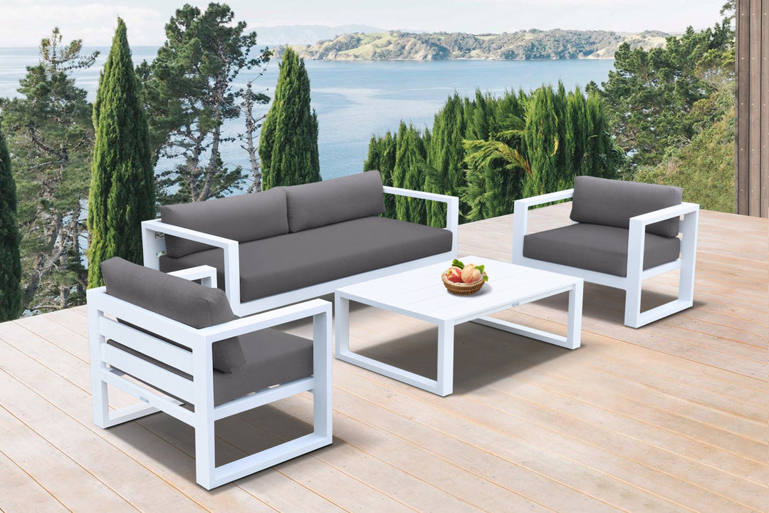 Armen Living Santorini 4 Piece Seating Set