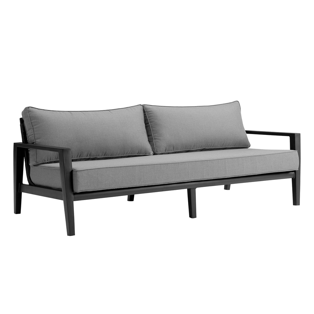 Armen Living Amalfi 4 Piece Outdoor Conversation Set