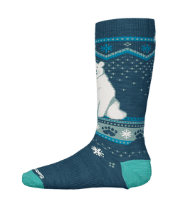 Smartwool Kids Wintersport Full Cushion Polar Bear Pattern OTC Socks