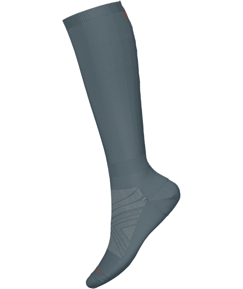 Smartwool Ski Zero Cushion OTC Socks Pewter Blue