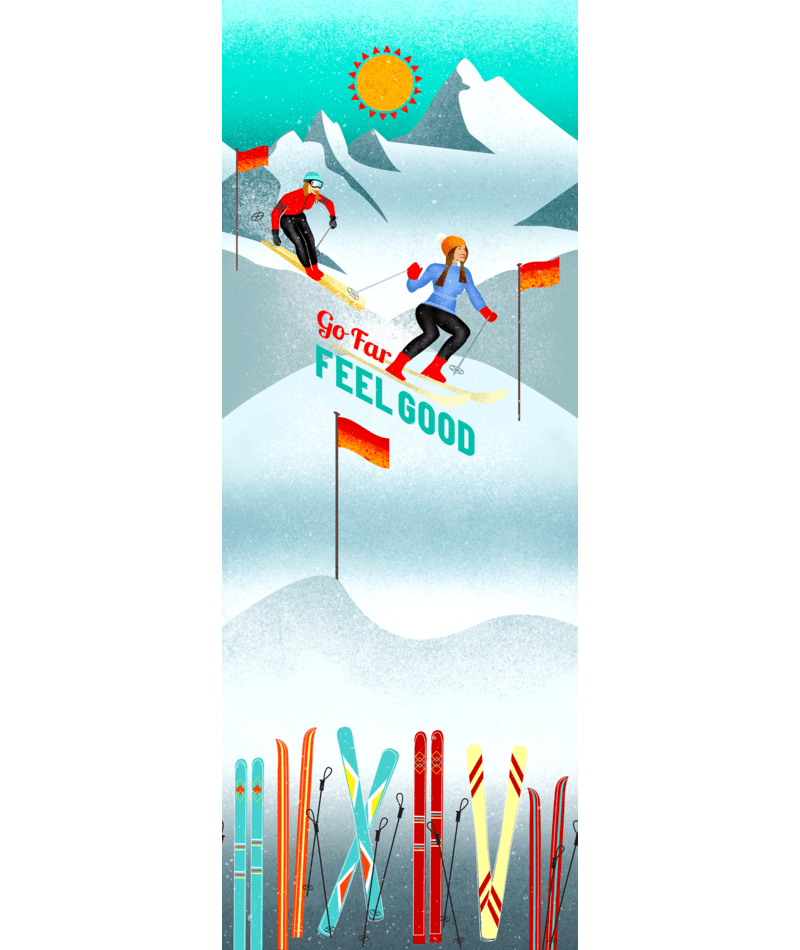 Smartwool Womens Ski Targeted Cushion Snow Bunny Print OTC Socks Capri