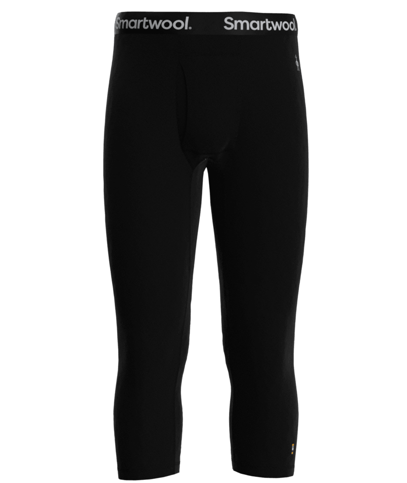 Smartwool Mens Classic Thermal Merino Base Layer 3/4 Bottom Black