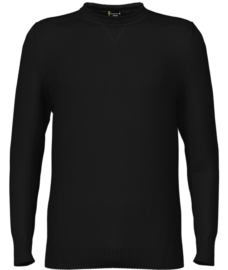 Smartwool Mens Sparwood Crew Sweater Black
