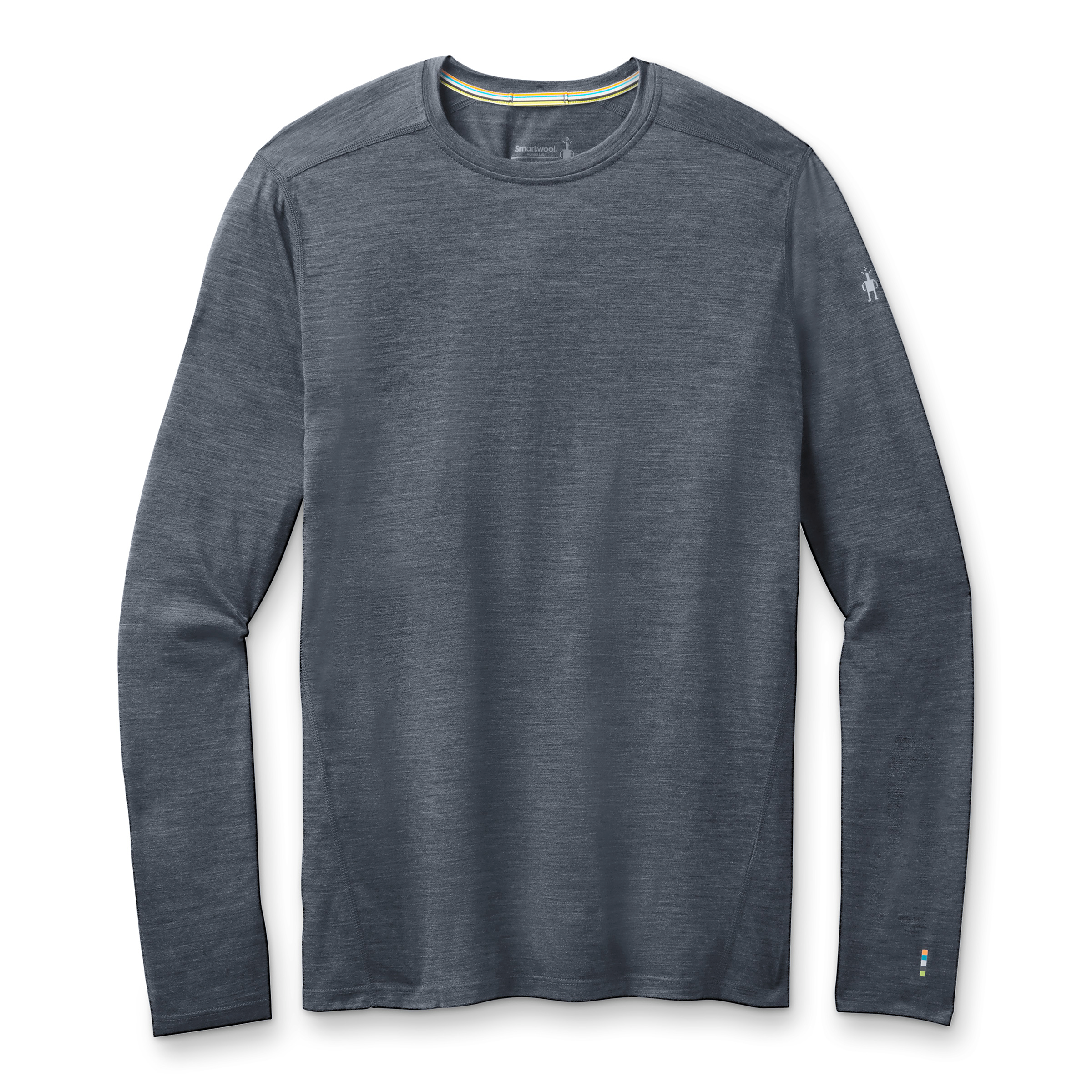 Smartwool Mens Classic All-Season Merino Base Layer Long Sleeve Iron Heather