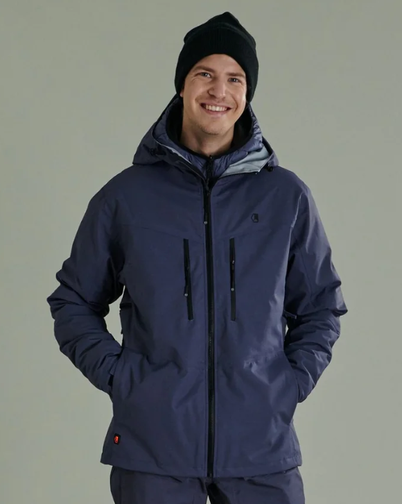 Liquid Mens Hubbard Heated Jacket / Shadow Blue