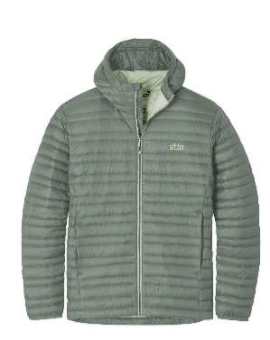 Stio Mens Pinion Down Hooded Jacket Canyon Rock
