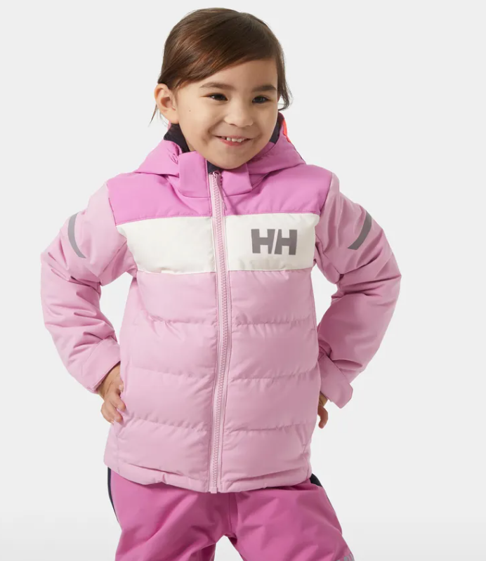 Helly Hansen Kids Vertical Insulated Jacket Pink Lavender