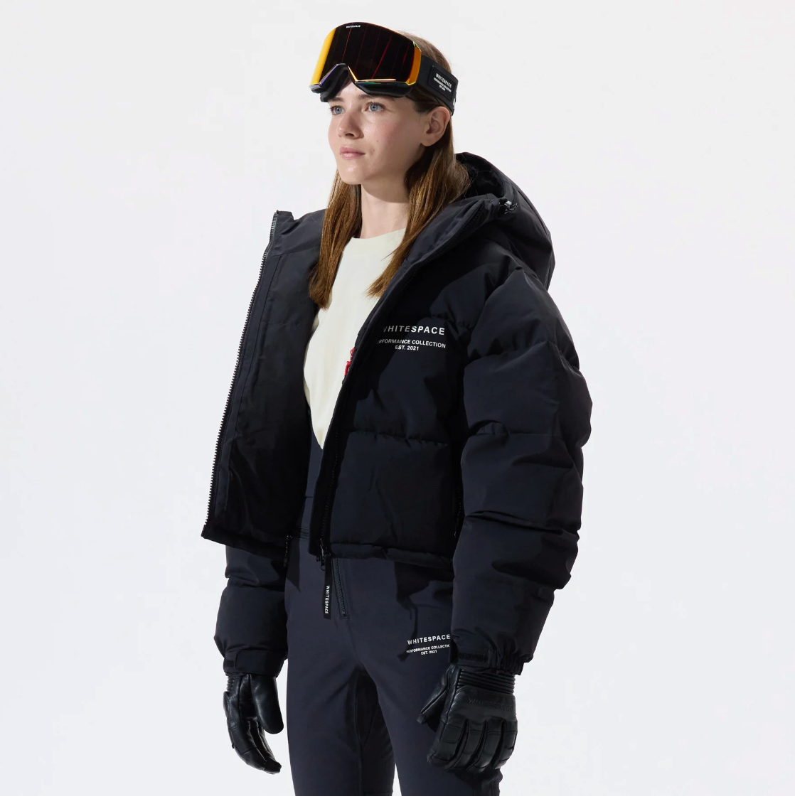 Whitespace Cropped Puffer Jacket