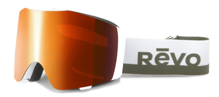 Revo Apex | No. 14 Metallic White / Solar Orange