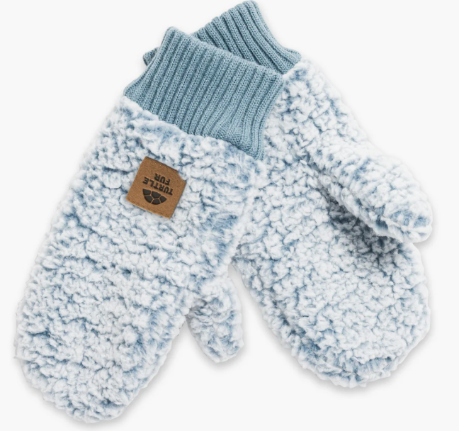 Turtle Fur Comfort Lush Freestyle Mitts Smoke Blue