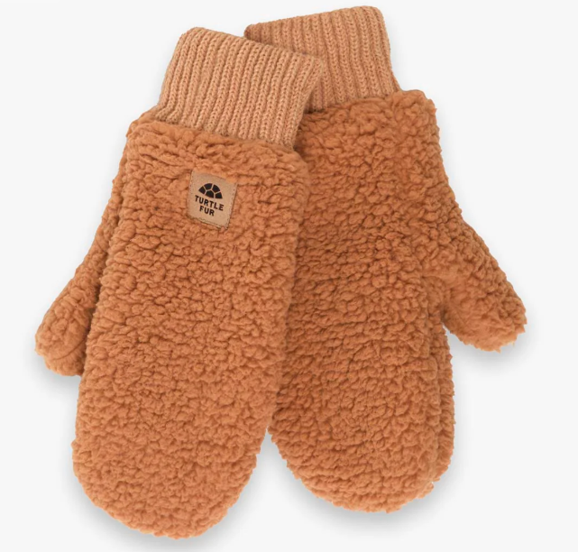 Turtle Fur Comfort Lush Freestyle Mitts Caramel