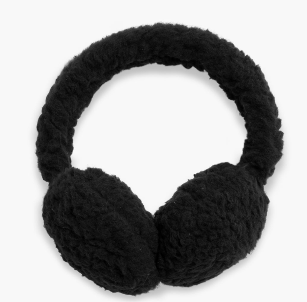 Turtle Fur Comfort Lush Whiteout Ear Muffs Black