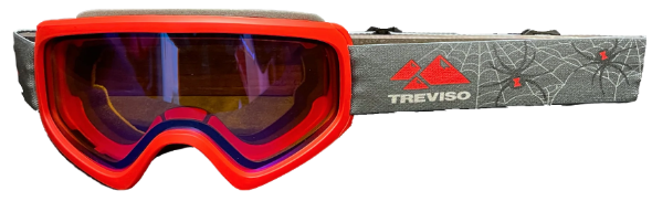Treviso Prime Small Kids Goggles Red Spider