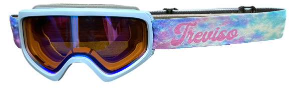 Treviso Prime Small Kids Goggles Sky Blue Tiedye