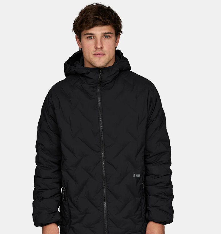 Le Bent Mens Pramecou Down Hooded Jacket