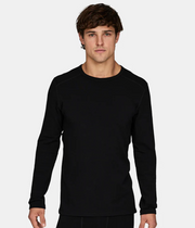 Le Bent Mens Heavyweight Antarctic Grid Fleece Crew