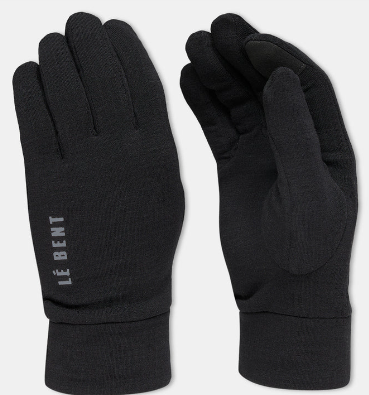 Le Bent Heavyweight Antarctic Grid Fleece Glove Liner