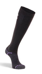 Fox River Mills Chamonix Lightweight Over-The-Calf Sock / Charcoal/Lavender