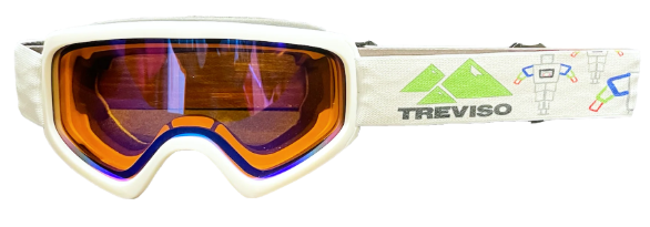 Treviso Prime Medium Junior Goggles White Robots