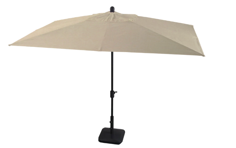 Treasure Garden 6.5x10 Auto Tilt Umbrella UM910_RT0 / Bronze / Antique Beige - P222