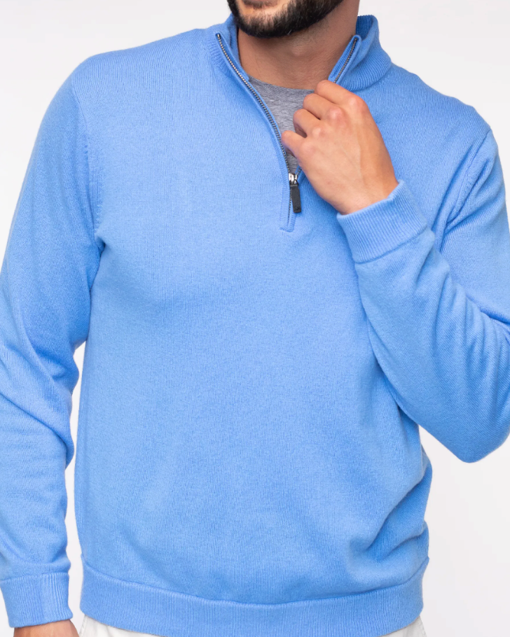 Alashan Plaited & Ribbed 1/4 Zip