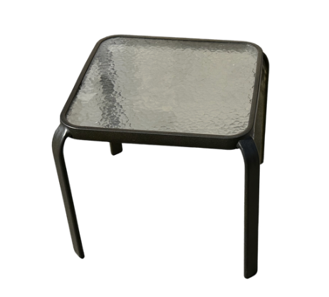 DWL Furniture 21 Square Glass End Table