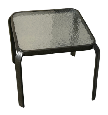 DWL Furniture 21 Square Glass End Table