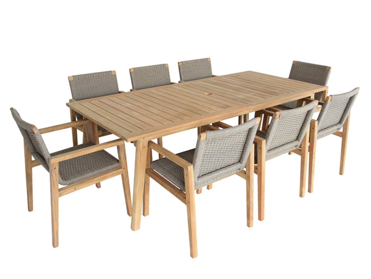 Royal Teak Admiral 9-Piece Teak Dining Set