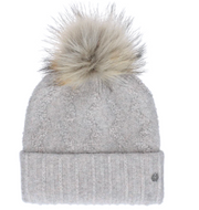 Chaos Sparkle Pom Beanie Vapor Grey