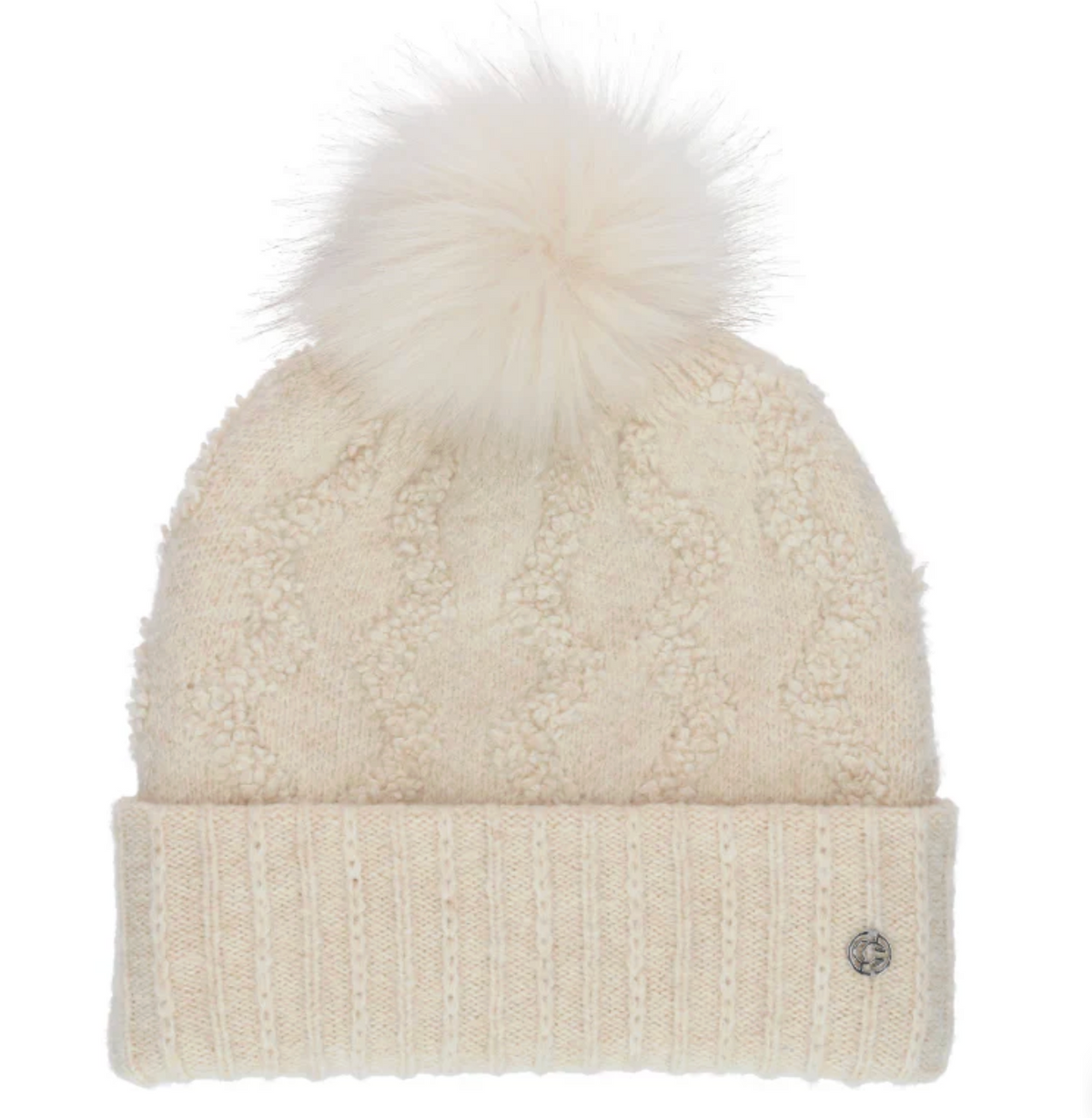 Chaos Sparkle Pom Beanie Buttercream