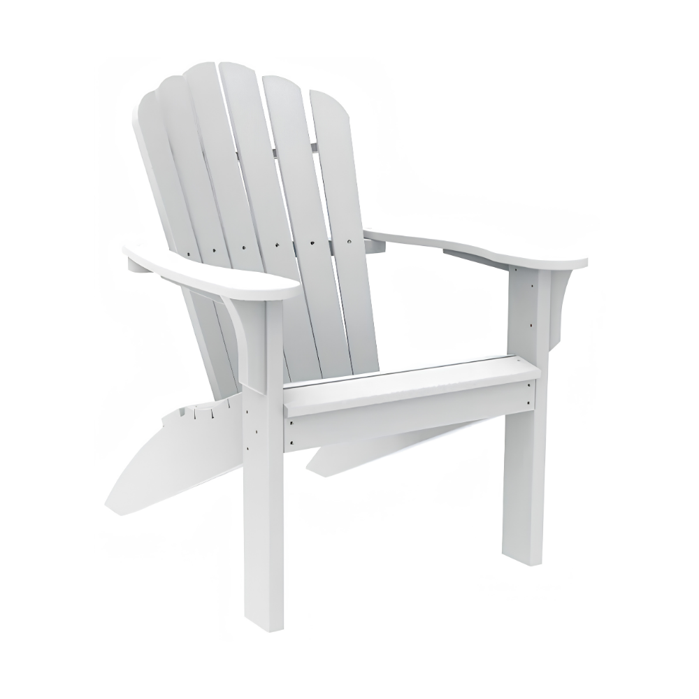 Seaside Casual Coastline Adirondack White