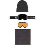 686 Smarty Magnetic Goggle Pack Black + Silver Mirror + Amber