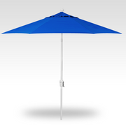 Treasure Garden 9 Button Tilt Umbrella UM920_ / White / Cobalt-4201 (Obravia 2)