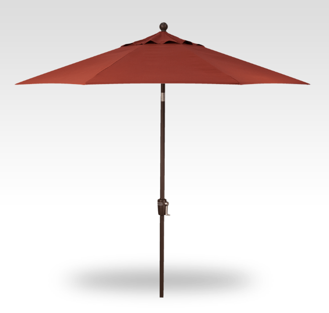Treasure Garden 9 Button Tilt Umbrella UM960_ / Bronze / Auburn-4807 (C)
