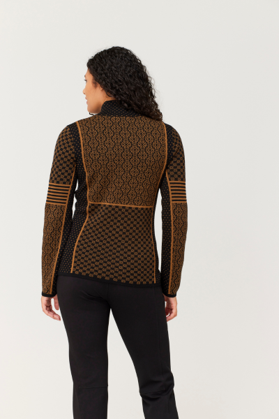 Women's Pow 100% Merino Zip Neck Sweater