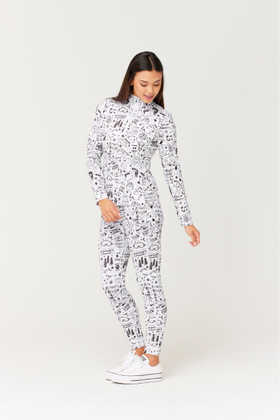 Women's Graffiti Base Layer Top