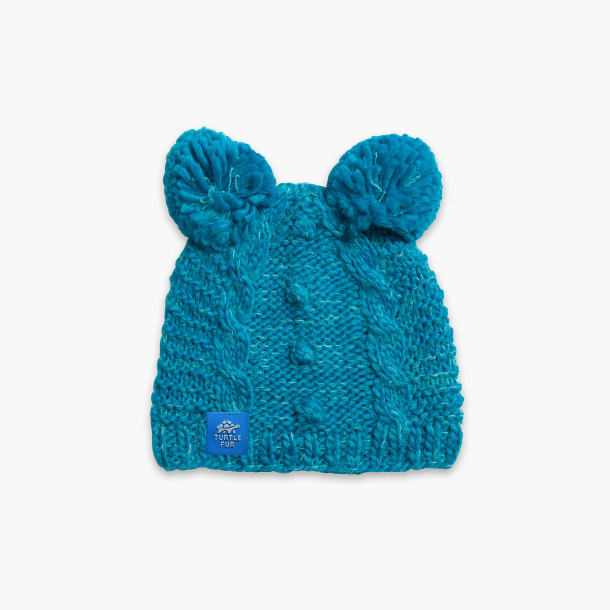 Turtle Fur Kids Fluff Balls Turquoise