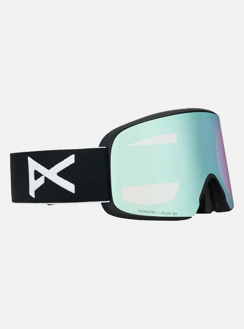 Anon M6 Goggles Black / Perceive Variable Blue (21% - S2) + Perceive Cloudy Pink (53% - S1)
