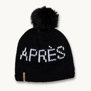Turtle Fur Après Hat in Black