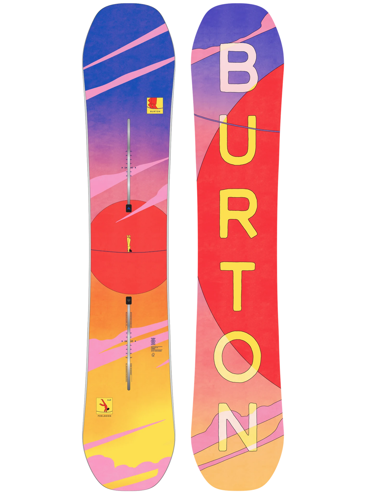 Burton Women's Feelgood Snowboard 2027 in Tight Rope