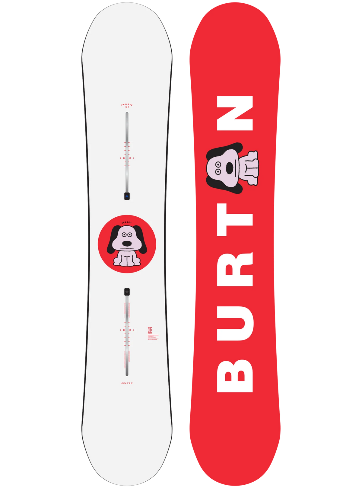Burton Men's Process Snowboard 2027 in Good Dog
