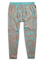 Burton Mens Synthetic Lightweight Basel Layer Pants in Liquid Mineral